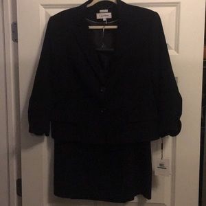 NWT Calvin Klein black suit